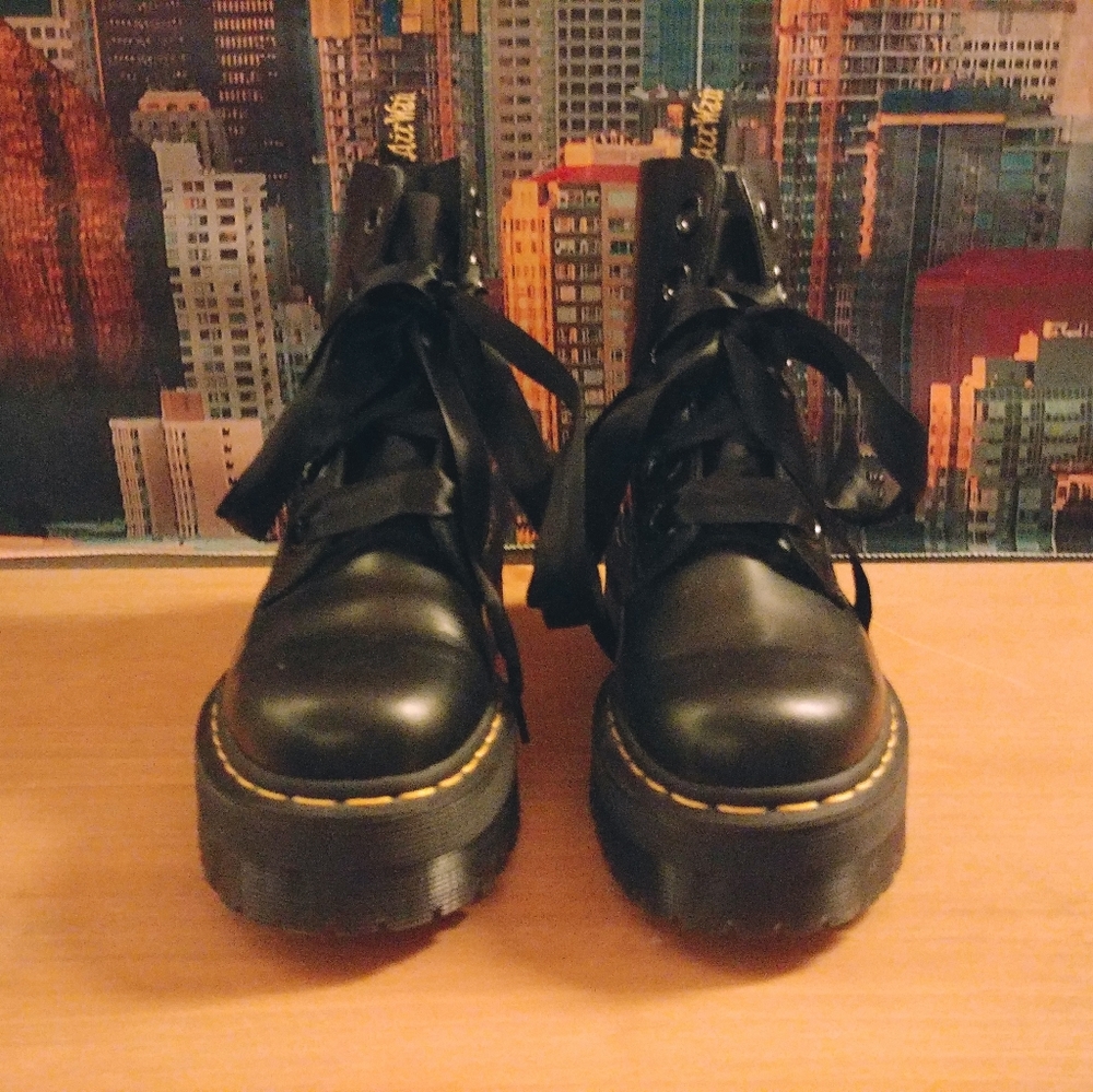 Dr. Martens Platform Lace Up Combat Boots
